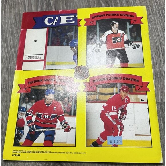1987 O Pee Chee NHL Sticker Album Book With Wayne Gretzky Cover - Picture 8 of 8